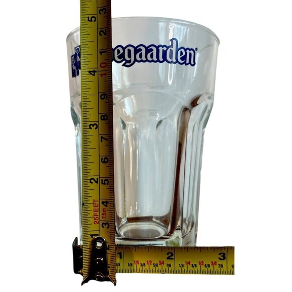 Hoegaarden Belgian Hexagonal Original Wheat Beer Pint Glass 0.25 L - Picture 8 of 8